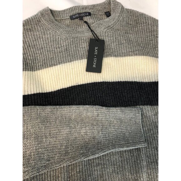 Slate & Stone Knit Sweater Men XL Crewneck Wool Nylon Acrylic Pullover MSRP $190 - Picture 1 of 7